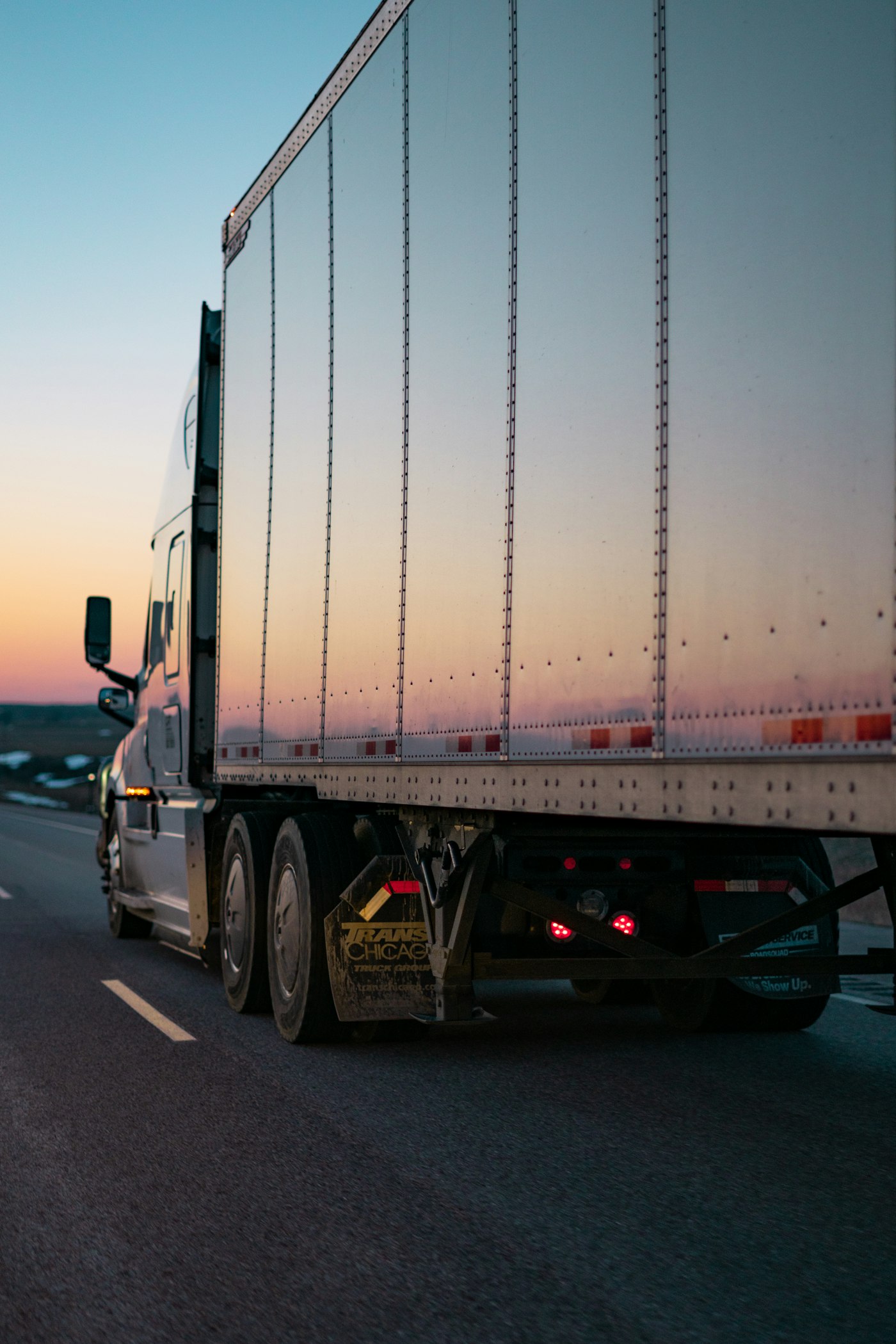 Haulton freight truck on highway